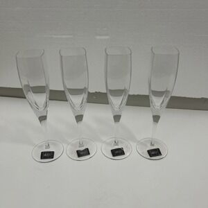 Mikasa Panache Champagne Flute 7oz New With Tags SW065-007 Discontinued 4/set‎